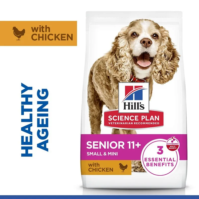 HILL'S SCIENCE PLAN Small & Mini Senior 11+ hrana pentru caini cu pui - imagine 5