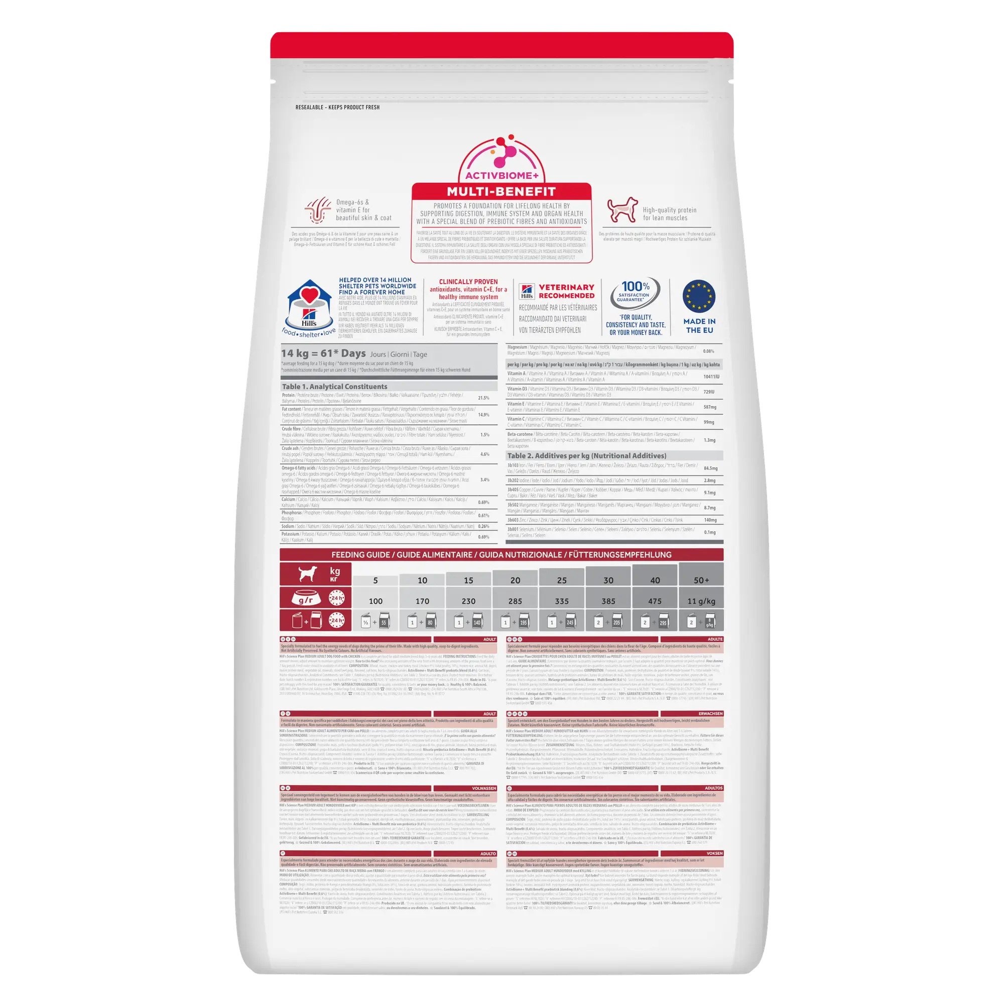 HILL'S SCIENCE PLAN Medium Adult hrana pentru caini cu pui - imagine 2