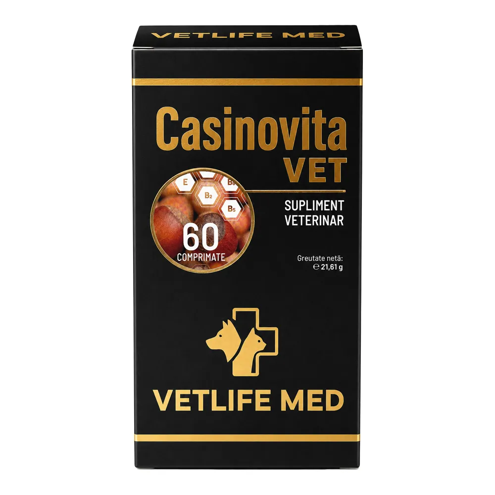 Casinovita VET, Supliment pentru Imunitate și Suport Antitumoral Câini și Pisici, 60 Comprimate - imagine 2