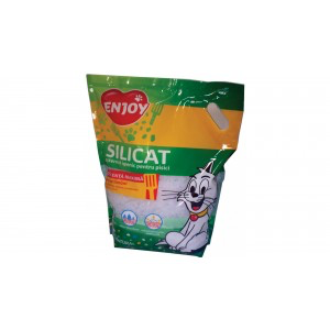 Pungă 3.8 litri așternut igienic silicatic pentru pisici, cu absorbție rapidă și controlul mirosurilor.