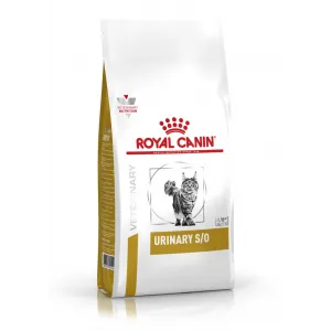 Sac de 3.5 kg de hrană uscată dietetică pentru pisici Royal Canin Veterinary Urinary S/O.