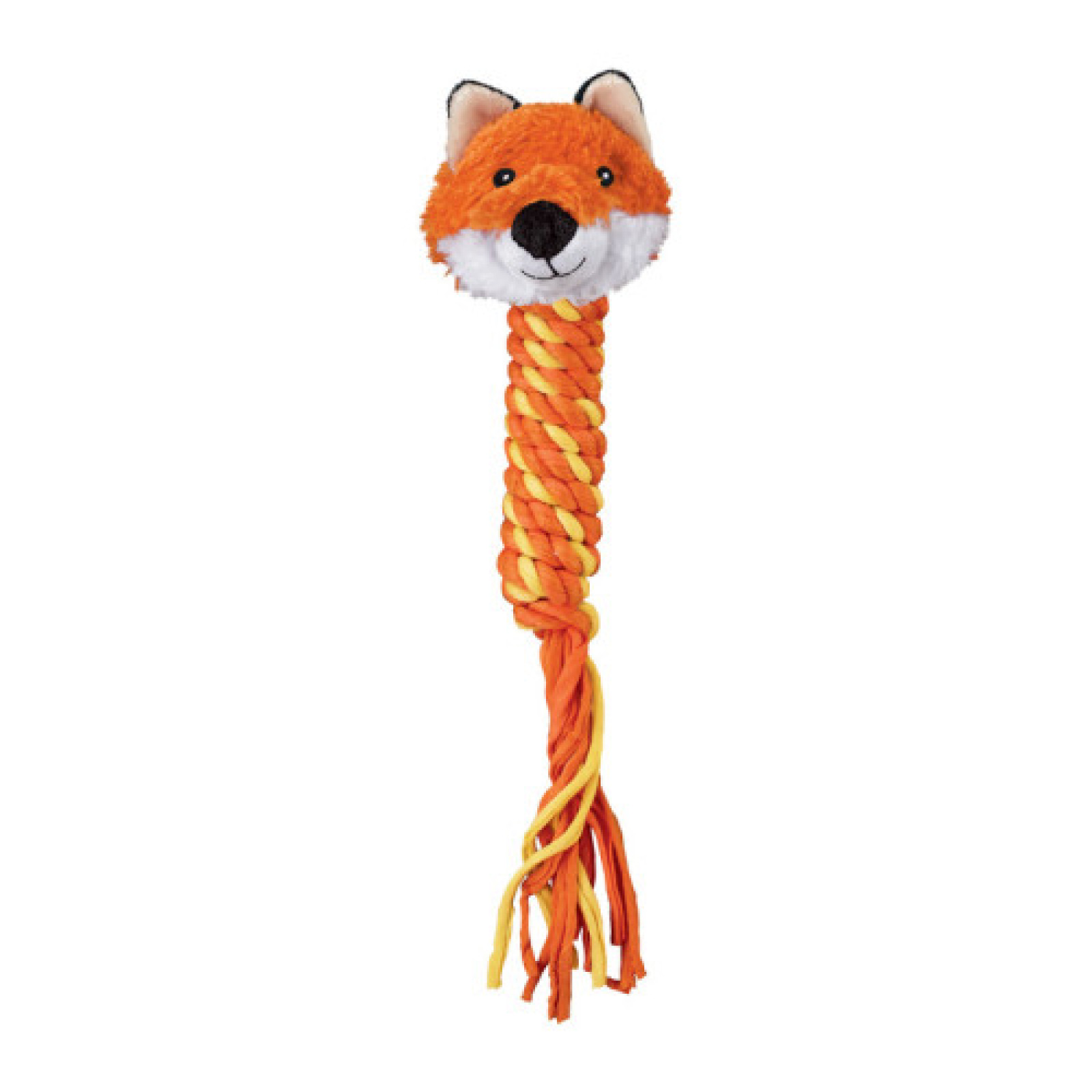 Jucărie din pluș pentru câini Kong Fox în formă de vulpe, mărimea M.