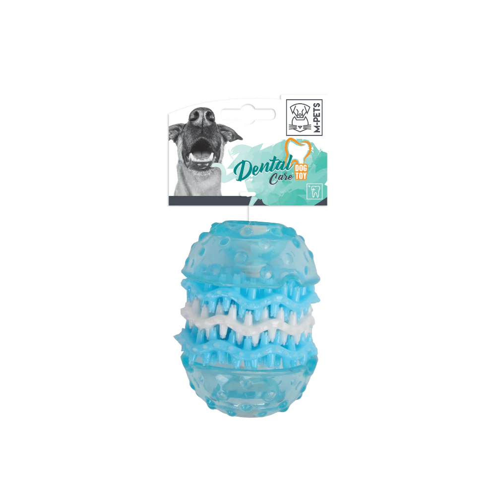 Jucărie dentară pentru câini M-Pets Washy L, cu textură specială pentru curățarea dinților și masarea gingiilor.