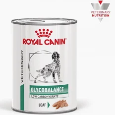 Conservă hrană umedă dietetică pentru câini Royal Canin Diabetic Special Low Carbohydrate, 410 g.
