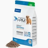 Sac de 1.5 kg hrană uscată Virbac Veterinary HPM Adult Neutered Small & Toy pentru câini de talie mică sterilizați.