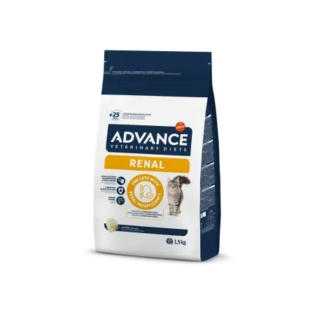 Sac de 1.5 kg hrană uscată dietetică Advance Veterinary Diets Cat Renal pentru pisici cu insuficiență renală.