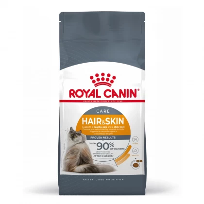 Royal Canin Hair & Skin Care 2kg, hrana uscata pisici blana stralucitoare megapet, crochete pisici piele sensibila royal canin, mancare pisici omega 3 omega 6 2kg, hrana ingrijire blana pisici royal canin, crochete sanatate piele si blana pisici